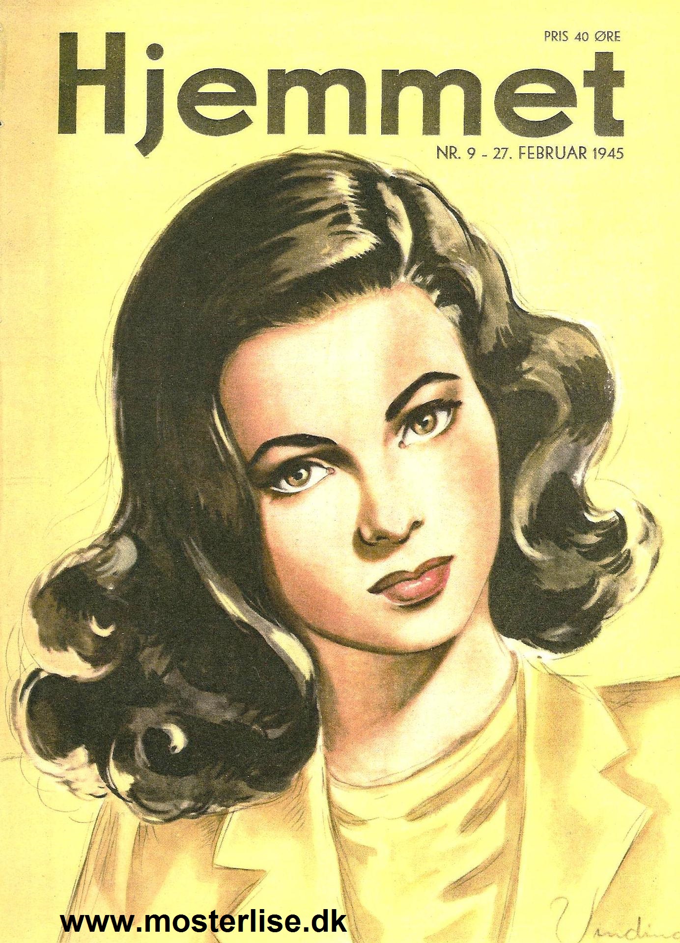 Forside Hjemmet 1945